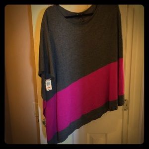 NWT knit poncho